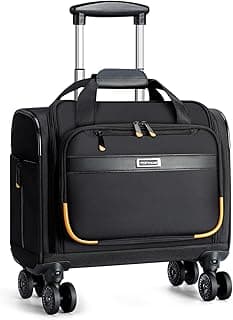 Ponhog Business Trolley Aktenkoffer mit 4 Rollen, Pilotenkoffer