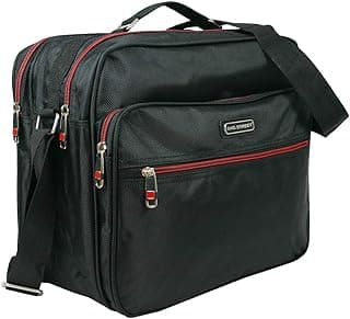 BAG STREET INTERNATIONAL - Arbeitstasche für Männer, Flugbegleiter, Herrentasche, Nylon Schwarz